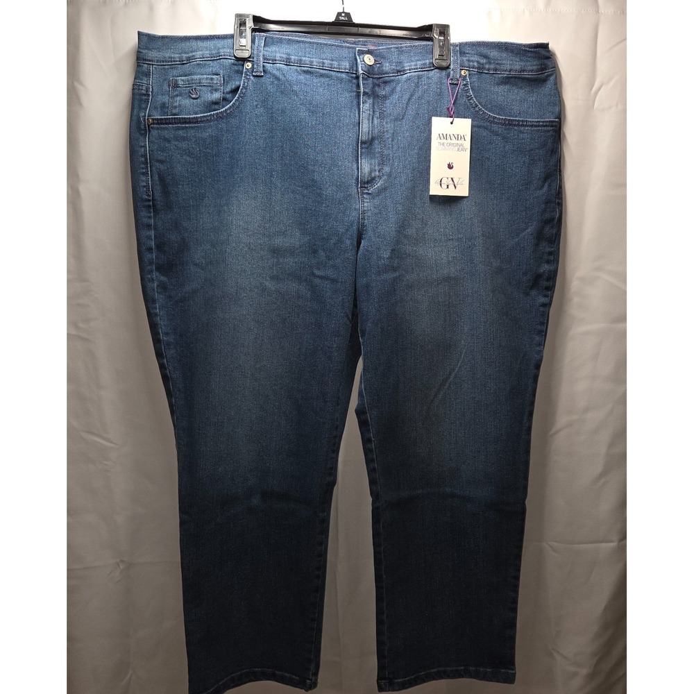 NWT Women's Gloria Vanderbuilt Amanda Slimmin Jean 24‎ Petite